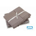 Комплект 'Simple' из 3 полотенец, р-р: (30x50,50х100,70х140)см, цвет: шоколад