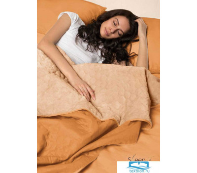 Набор Multi Set Одеяло-покрывало 'Multi Blanket' Sleep iX 240x220 Ткань: Оранжевый, Мех: Рыжий + простыня 230x240 и две наволочки 50х70