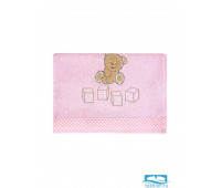 ТЕДДИ 30*60 розовое полотенце махровое