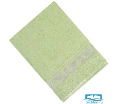 ШАНТАЛЬ 70*140 зеленое   полотенце махровое